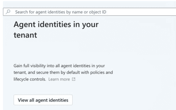 Microsoft Entra agent identities overview explaining identity visibility, security policies, and lifecycle controls