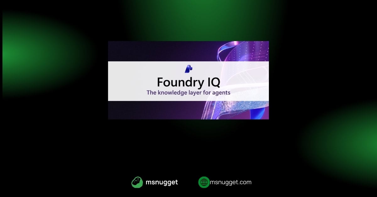 Foundry IQ: RAG Without the Pain